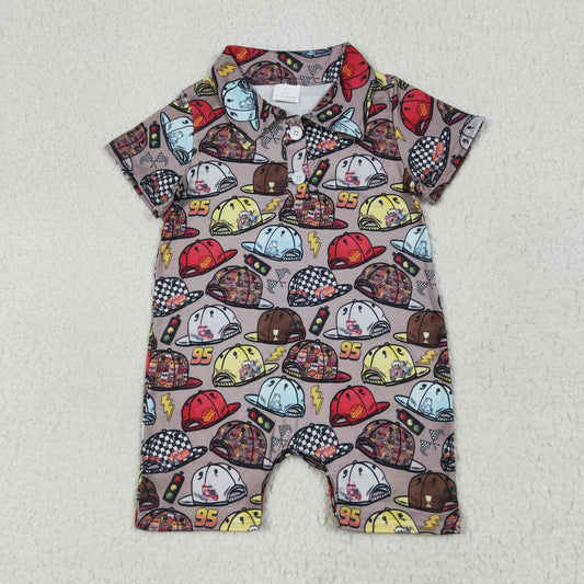 Toddle boy car design polo romper