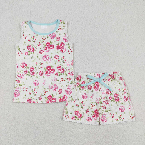 best sister floral matching clothing set wholesale girls sibling set