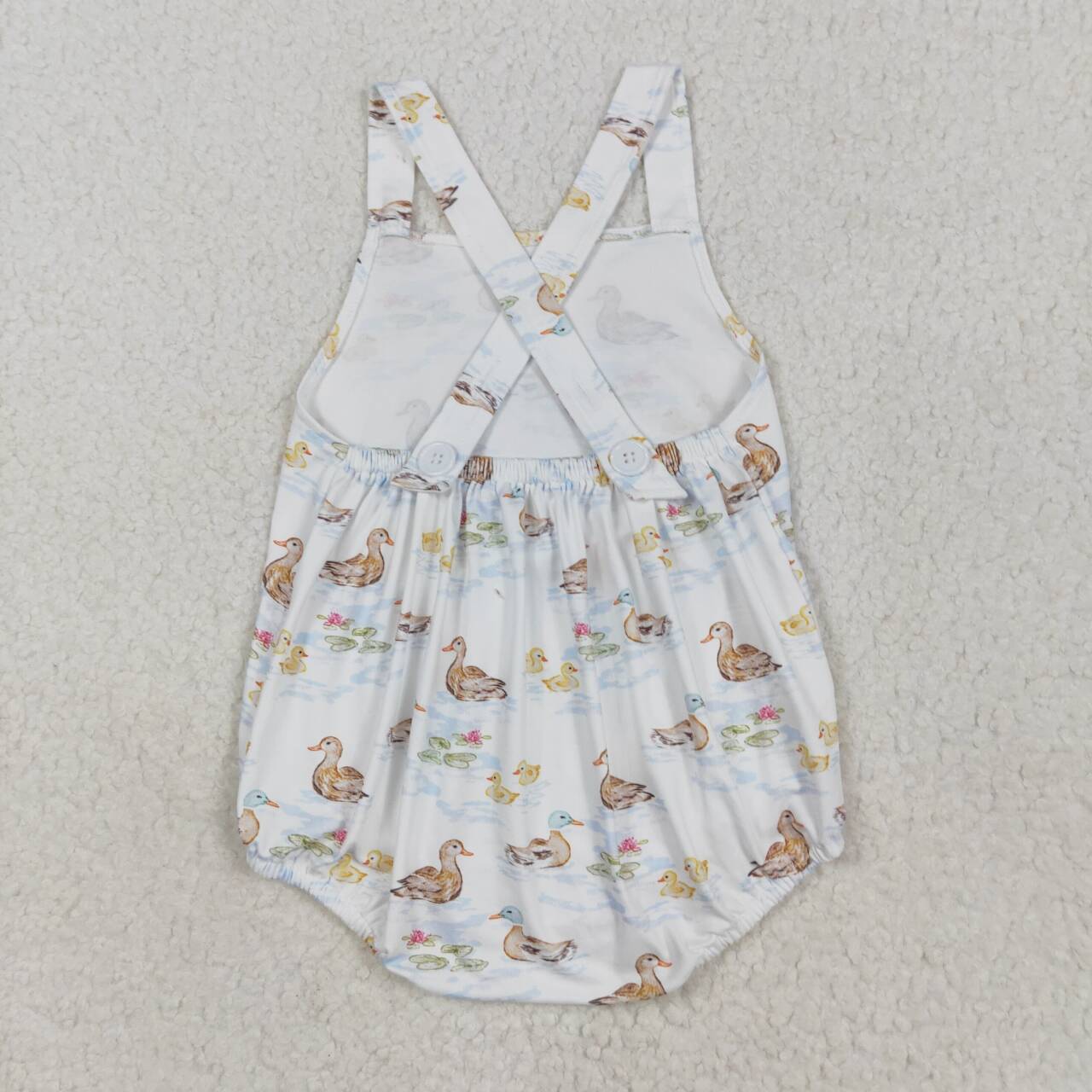 Toddle baby boy cute duck romper