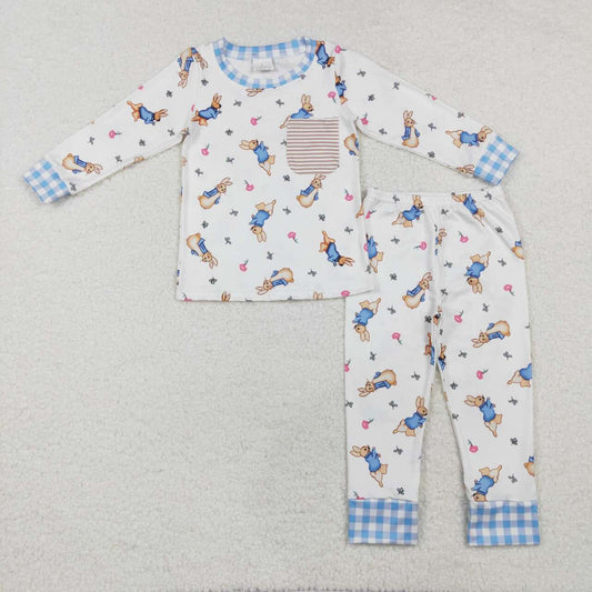 baby boy Easter bunny long sleeve outfit