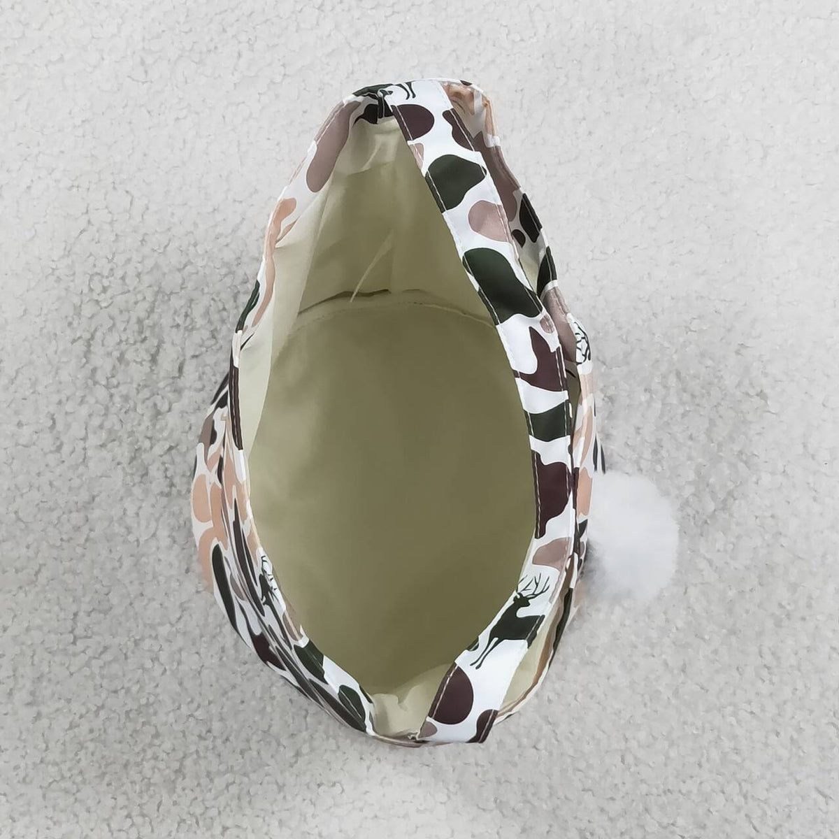 toddle baby Easter camo deer bunny basket bag