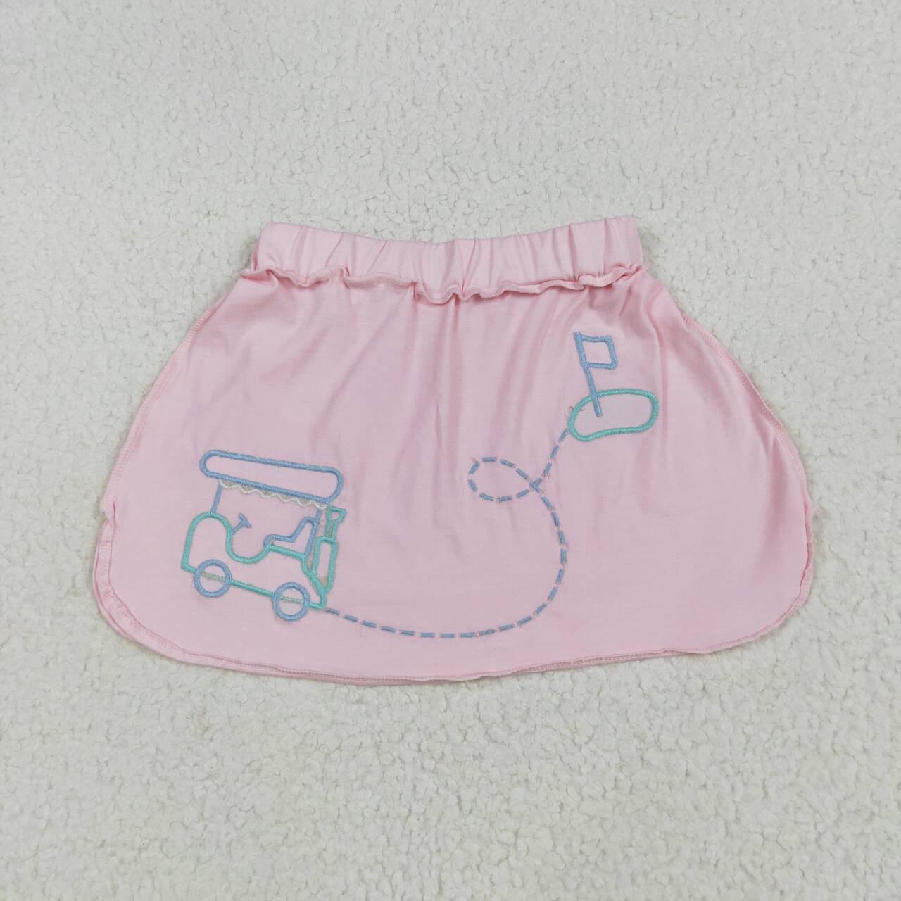 Baby girls embroidery golf design skirt