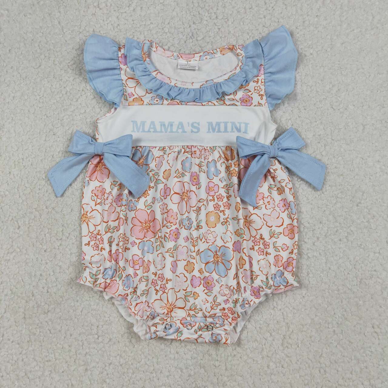 Toddle baby girl mamas mini pink floral summer romper