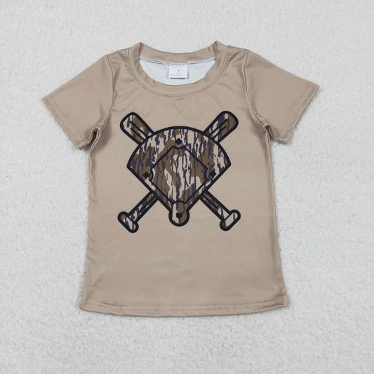 Camo baby boy short sleeve shirts