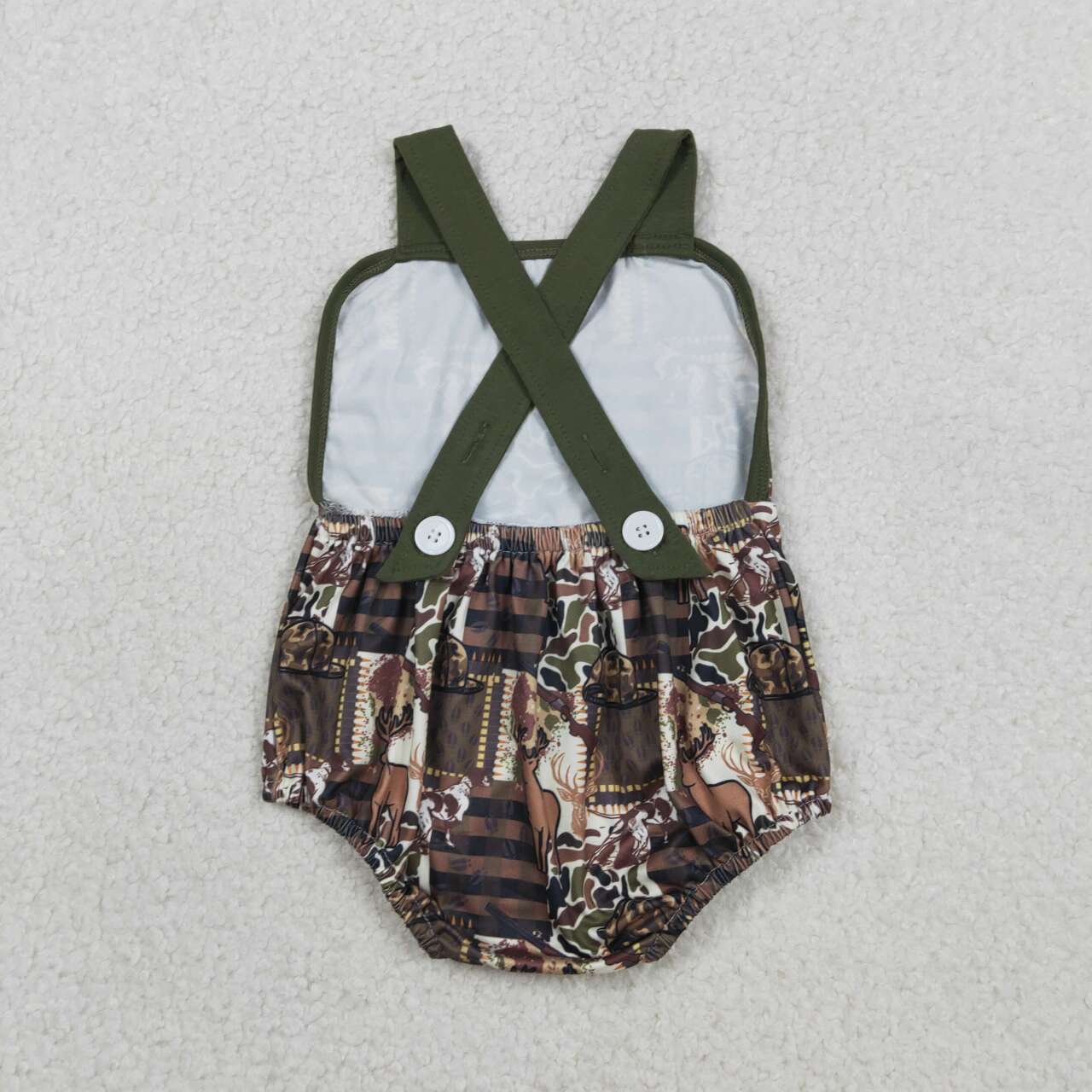 Deer camo design summer romper