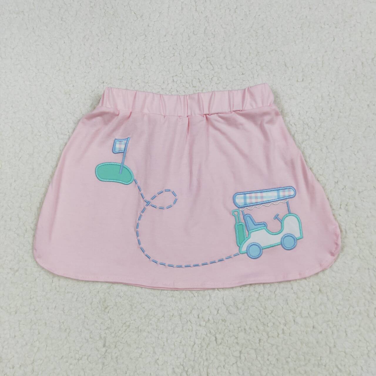 Baby girls embroidery golf design skirt