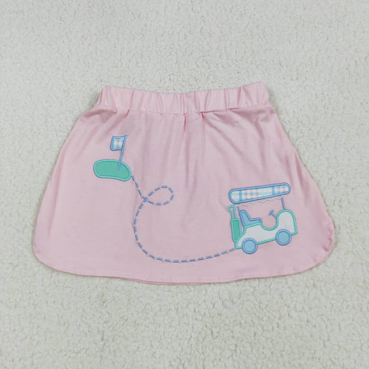 Baby girls embroidery golf design skirt