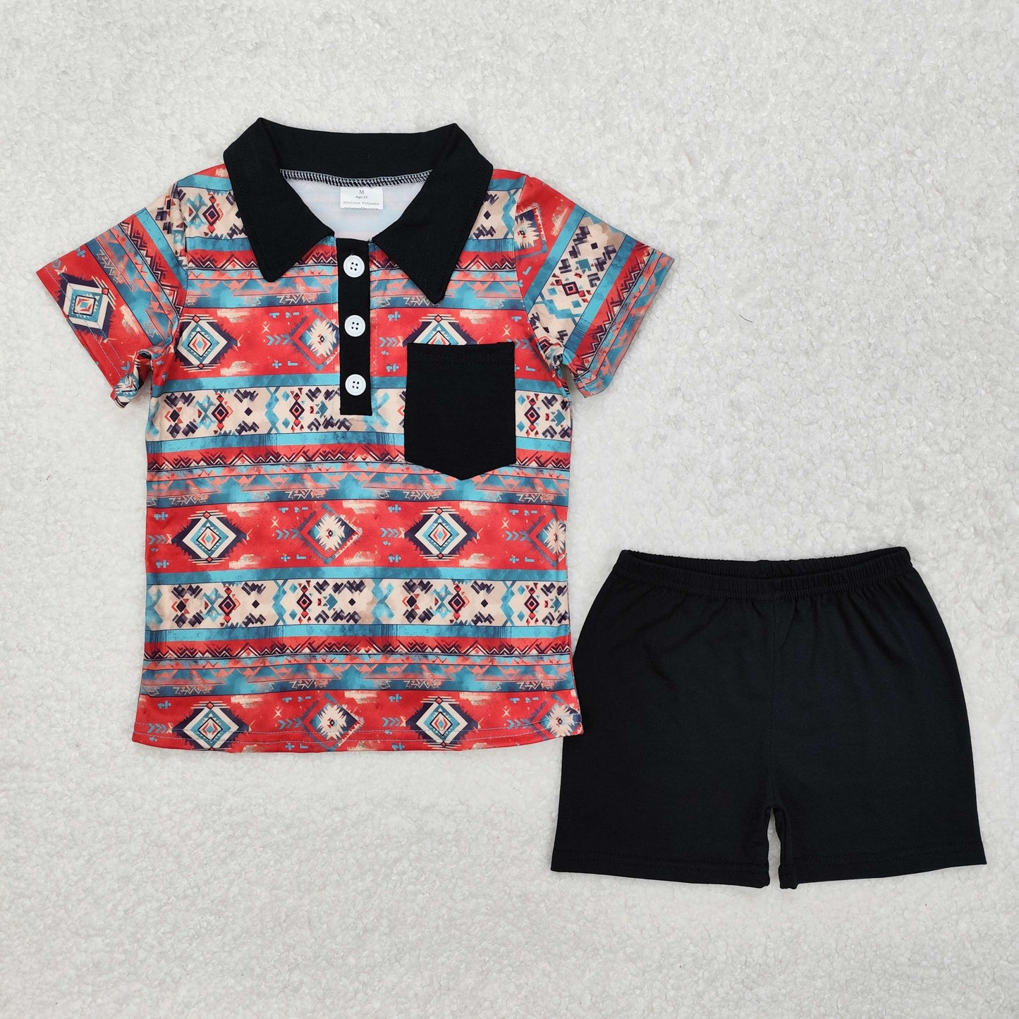 Western cowboy aztec matching summer outfit