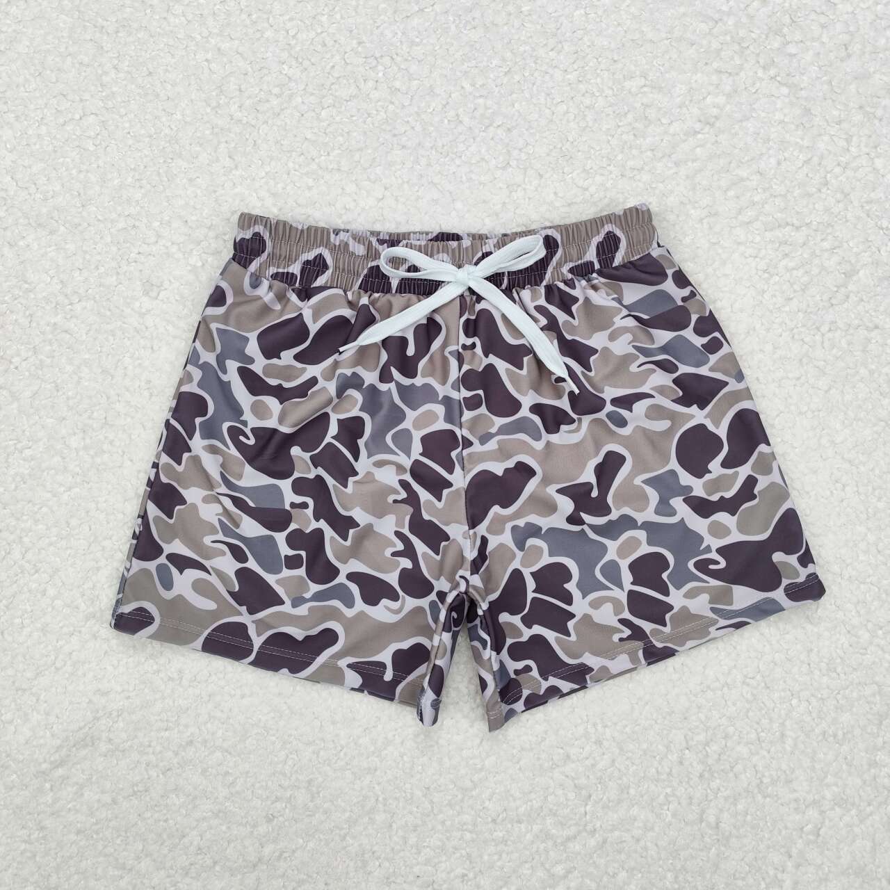 boy camo swimming trunks