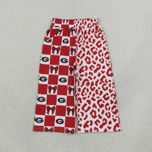 Girls Georgia team design milk silk pants