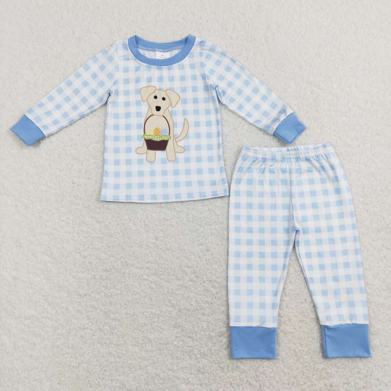 easter puppy dog boy long sleeve outfit