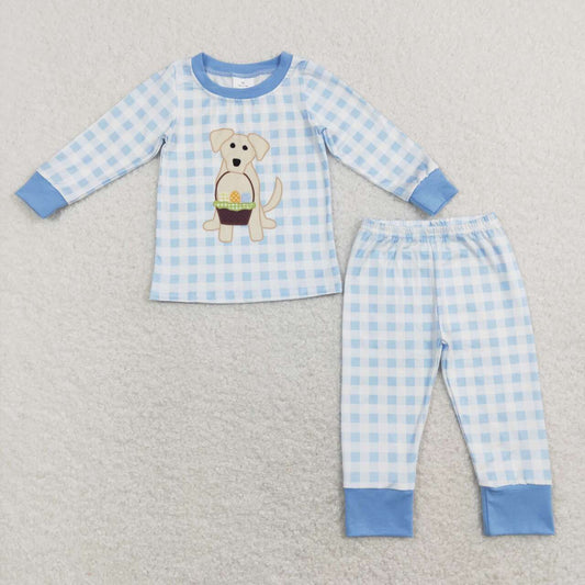 easter puppy dog boy long sleeve outfit