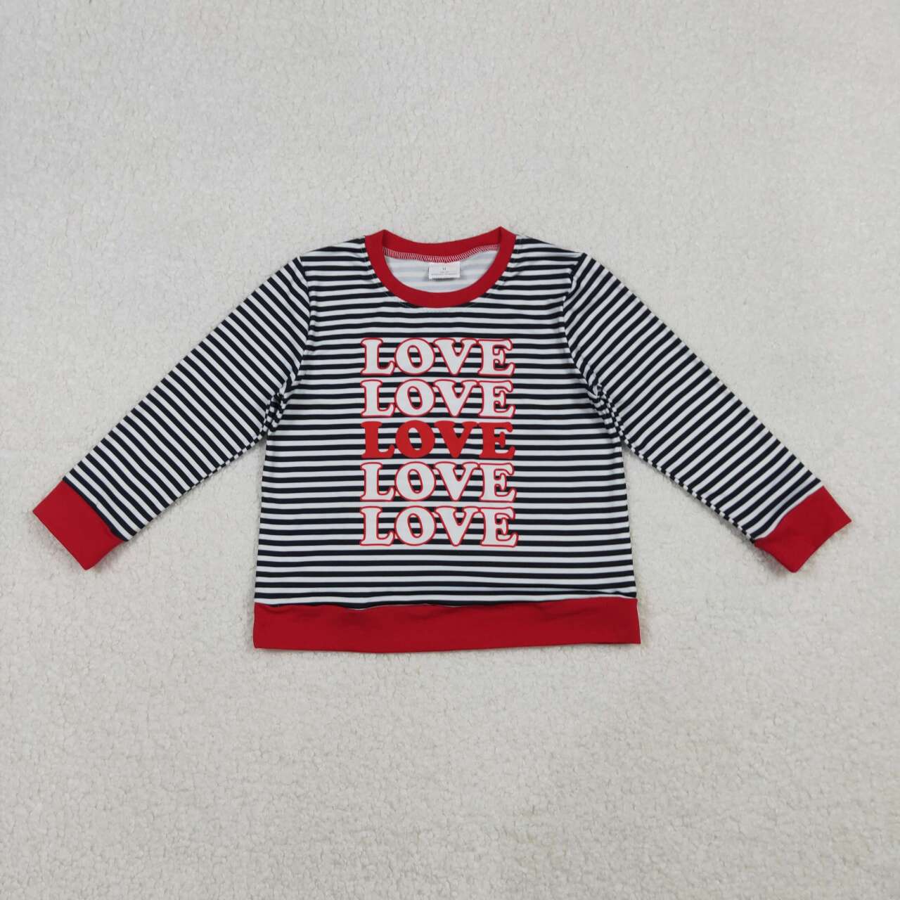 Valentines day love girls  long sleeve t-shirt top