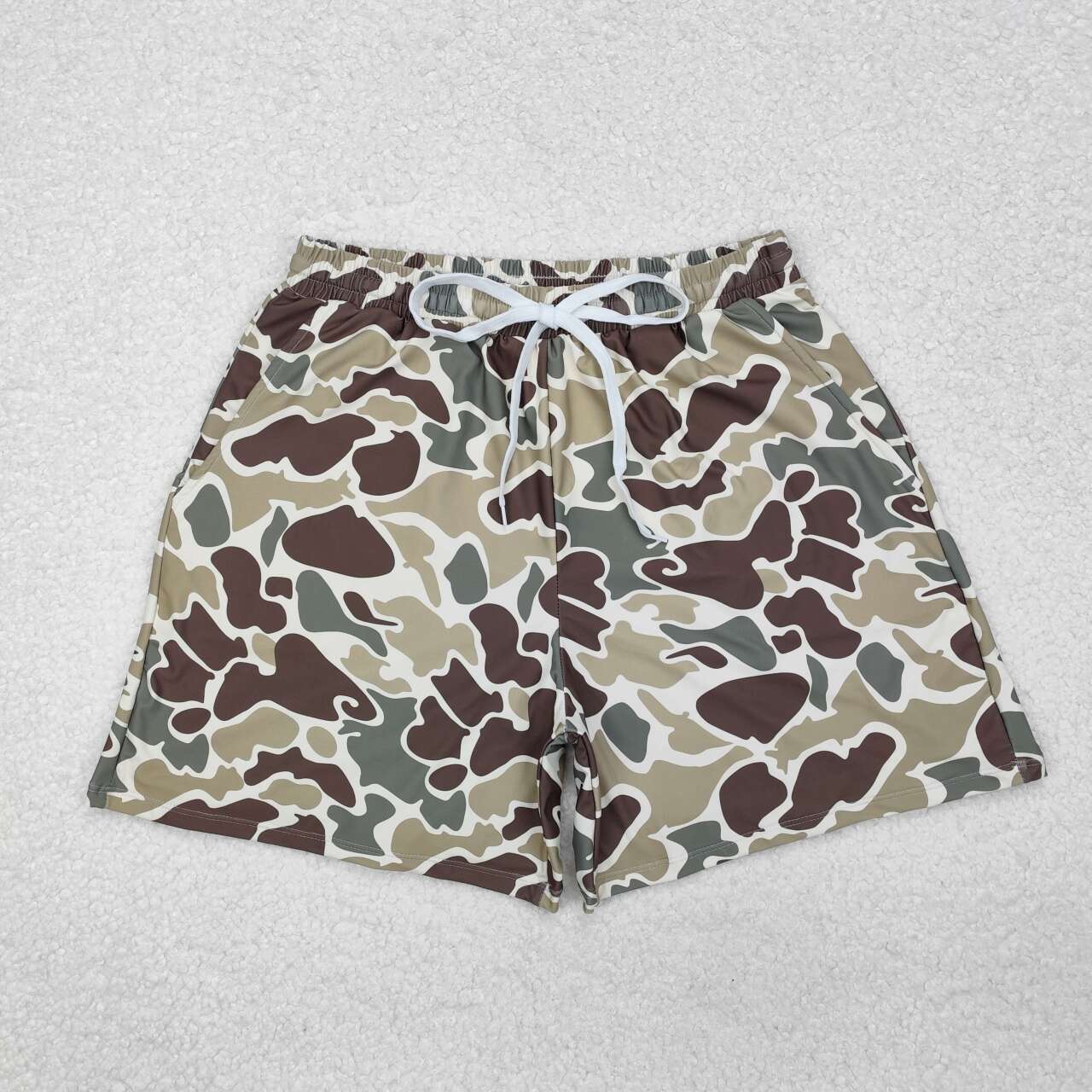 adult kids camo swimwear boy swim trunks