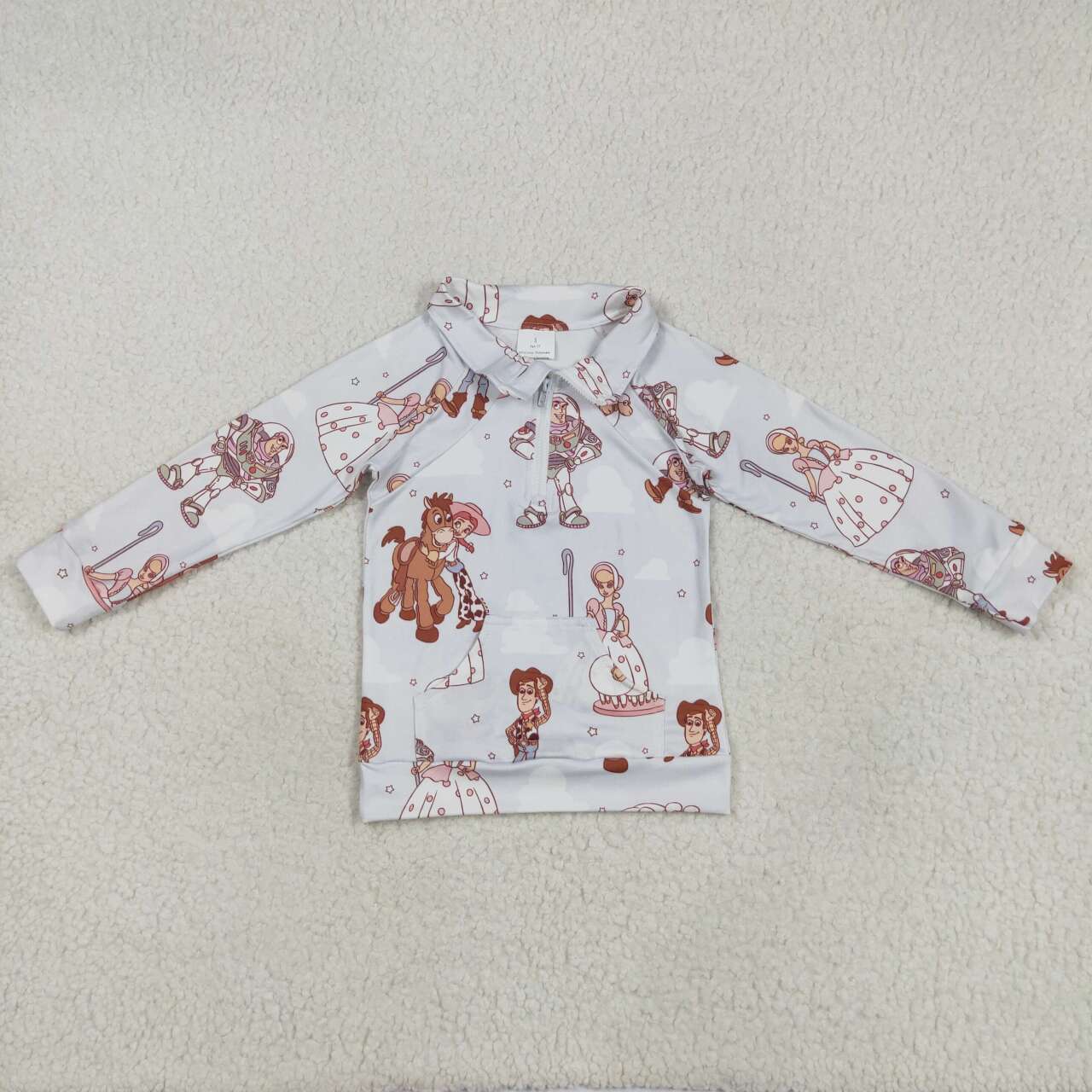 Toddle boy cartoon story top shirt