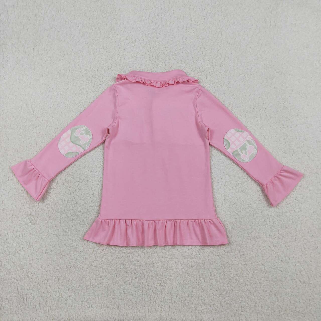 Golf design baby girl long sleeve pullover top