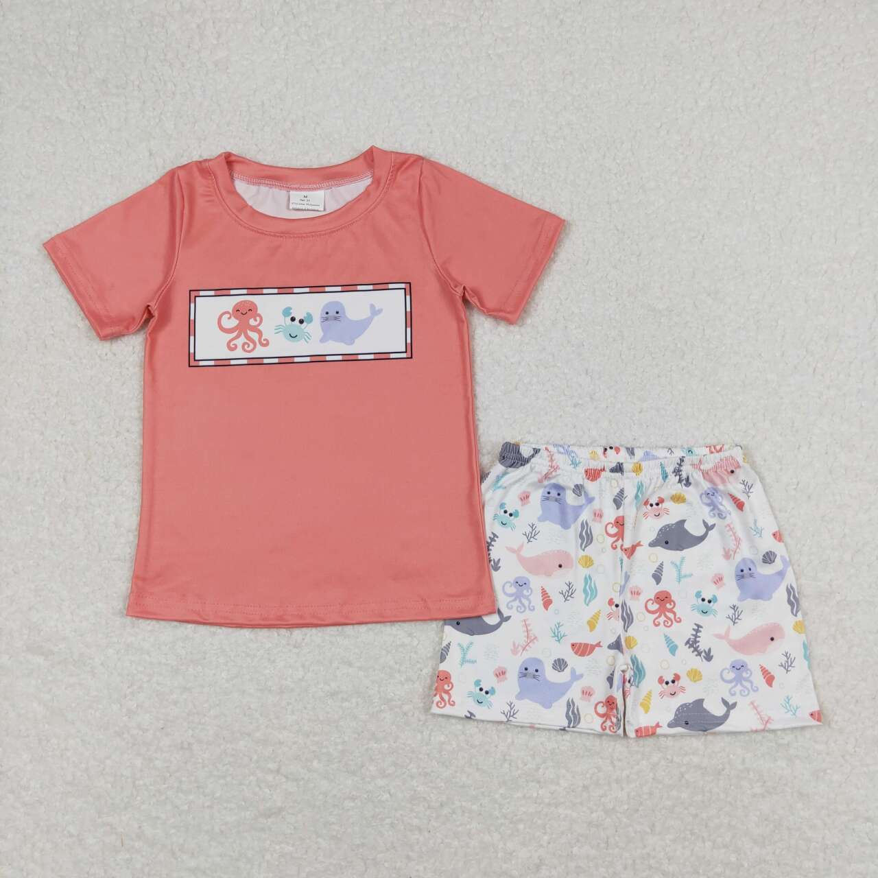 baby boy sea animal octopus beach outfit