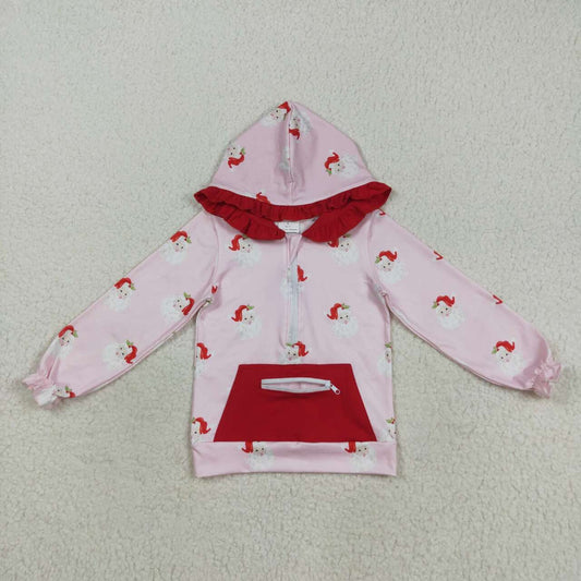 Baby Girl Christmas Santa Claus hoodie Top