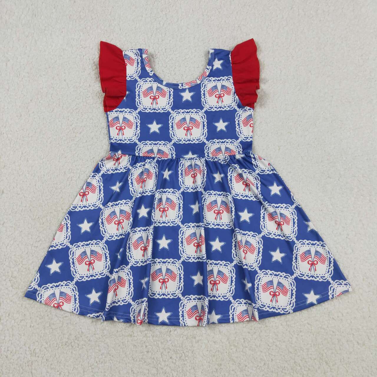 America girl July 4th design girls summer dress