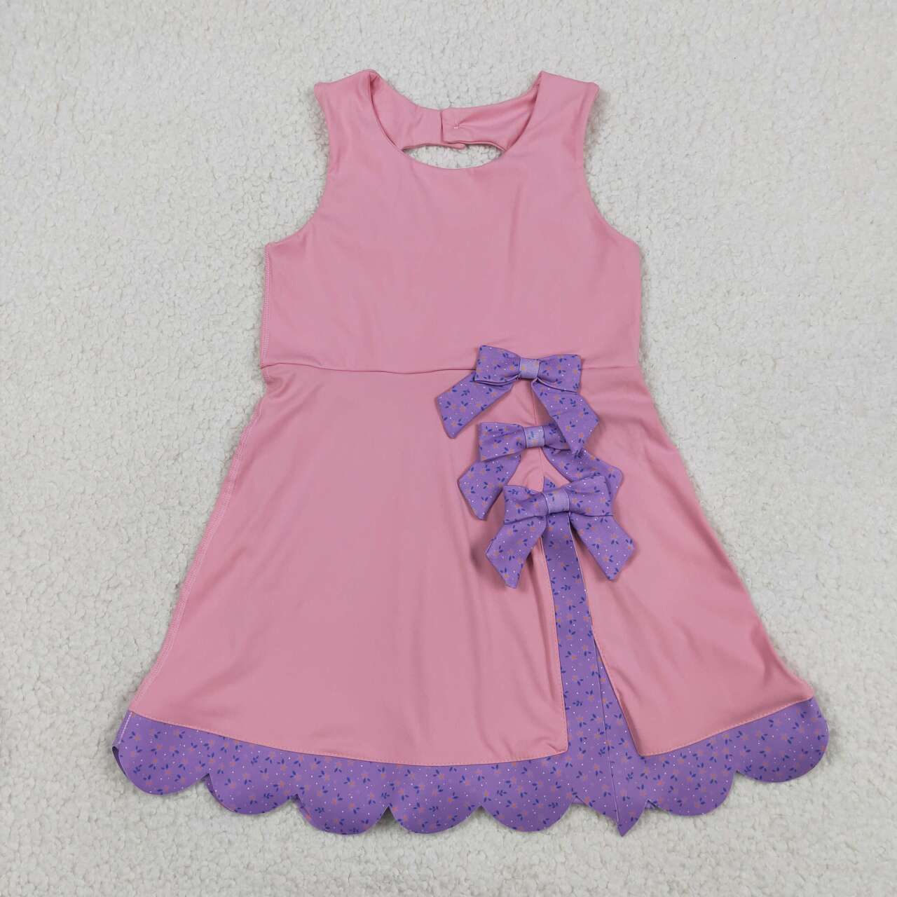 Pink color baby girls yoga dress