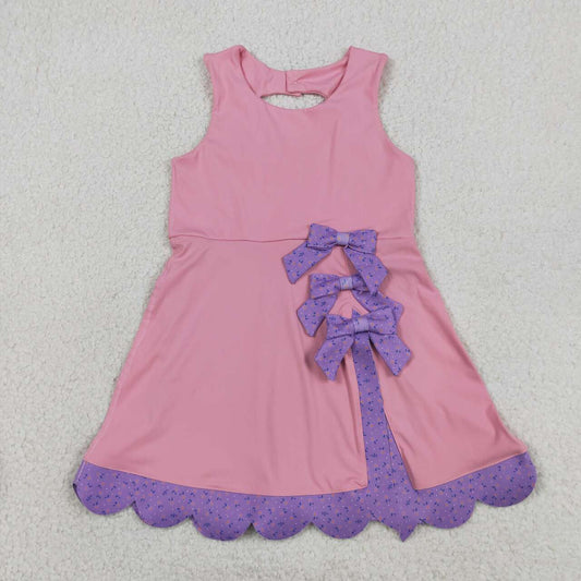 Pink color baby girls yoga dress