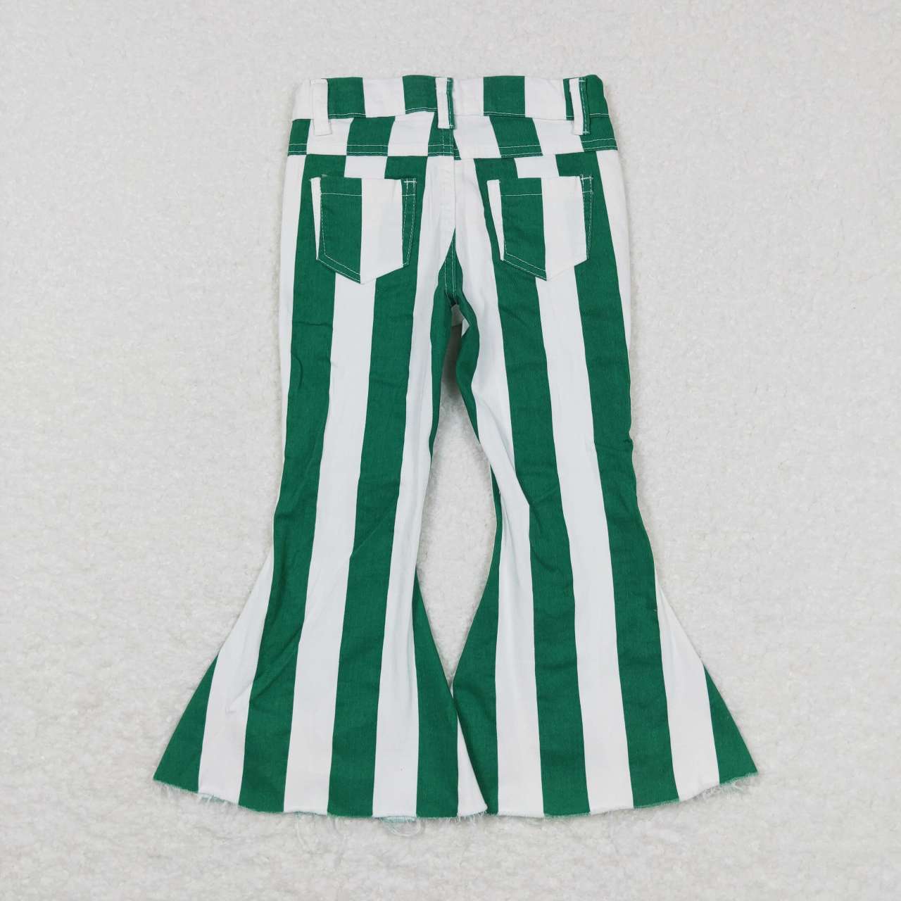 Green stripes jeans bell bottoms