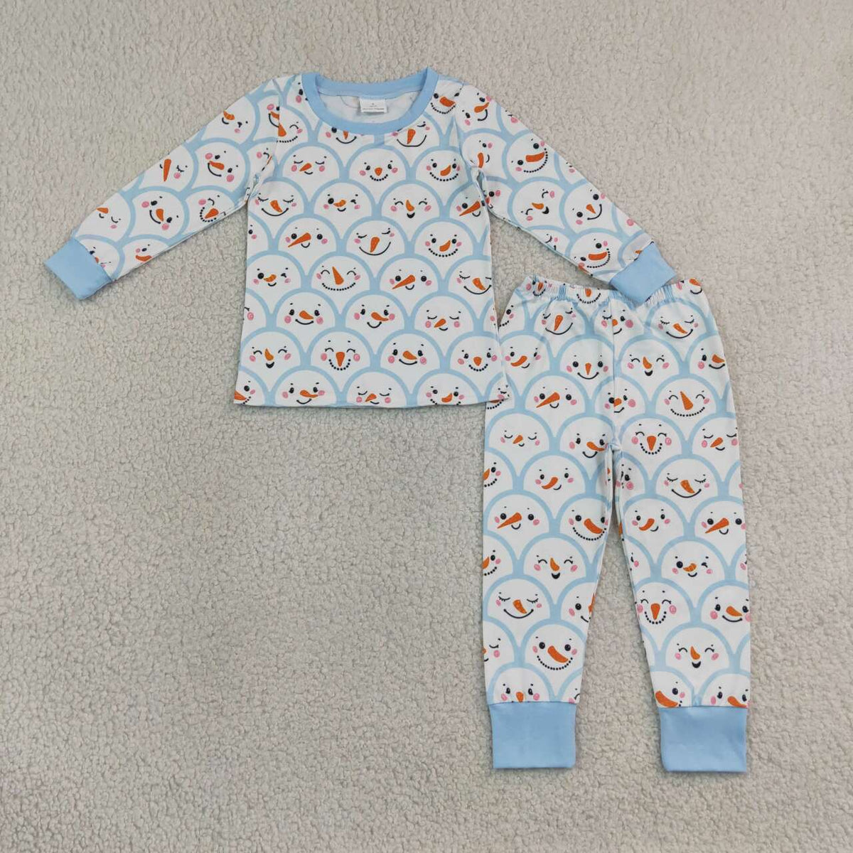 Christmas snowman top matching pants boy wholesale factory price outfit