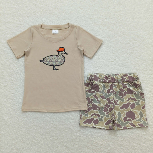 embroidery camo mallard duck matching summer clothes