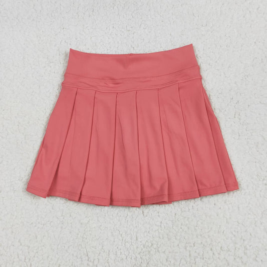 Toddle baby girls coral yoga shorts skirt