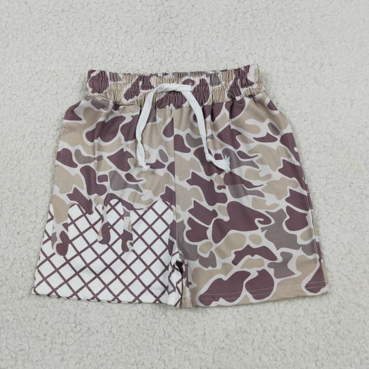 Toddle baby dark grey camo summer shorts
