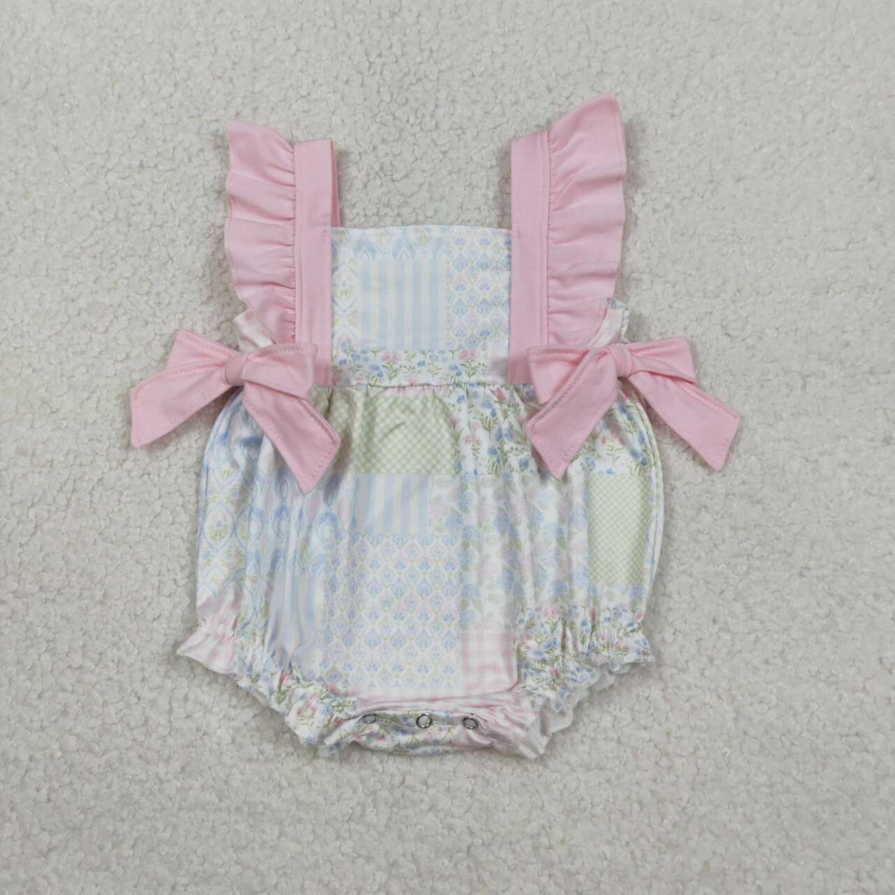 Floral design toddle baby girl summer romper