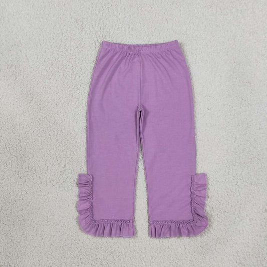 Lavender color girls cotton pants