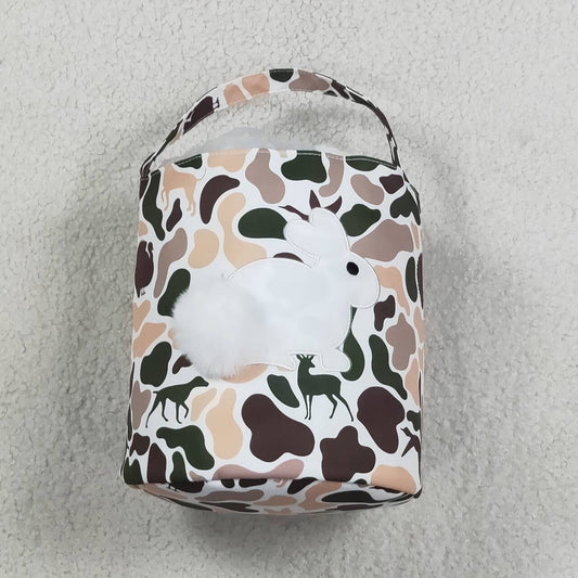toddle baby Easter camo deer bunny basket bag