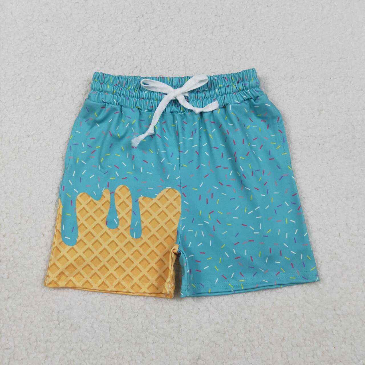 Toddle baby teal design summer shorts