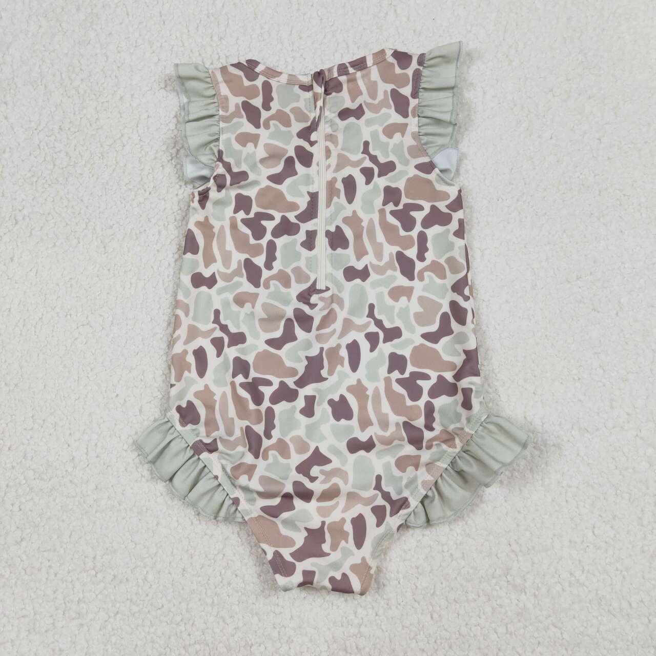 Toddle girls camo print one piece  swimsuit