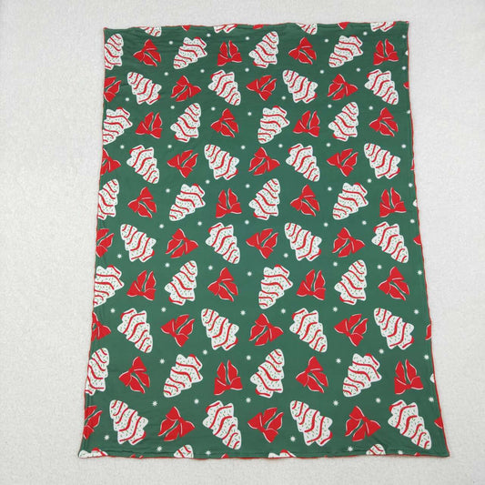 Christmas tree cake blanket