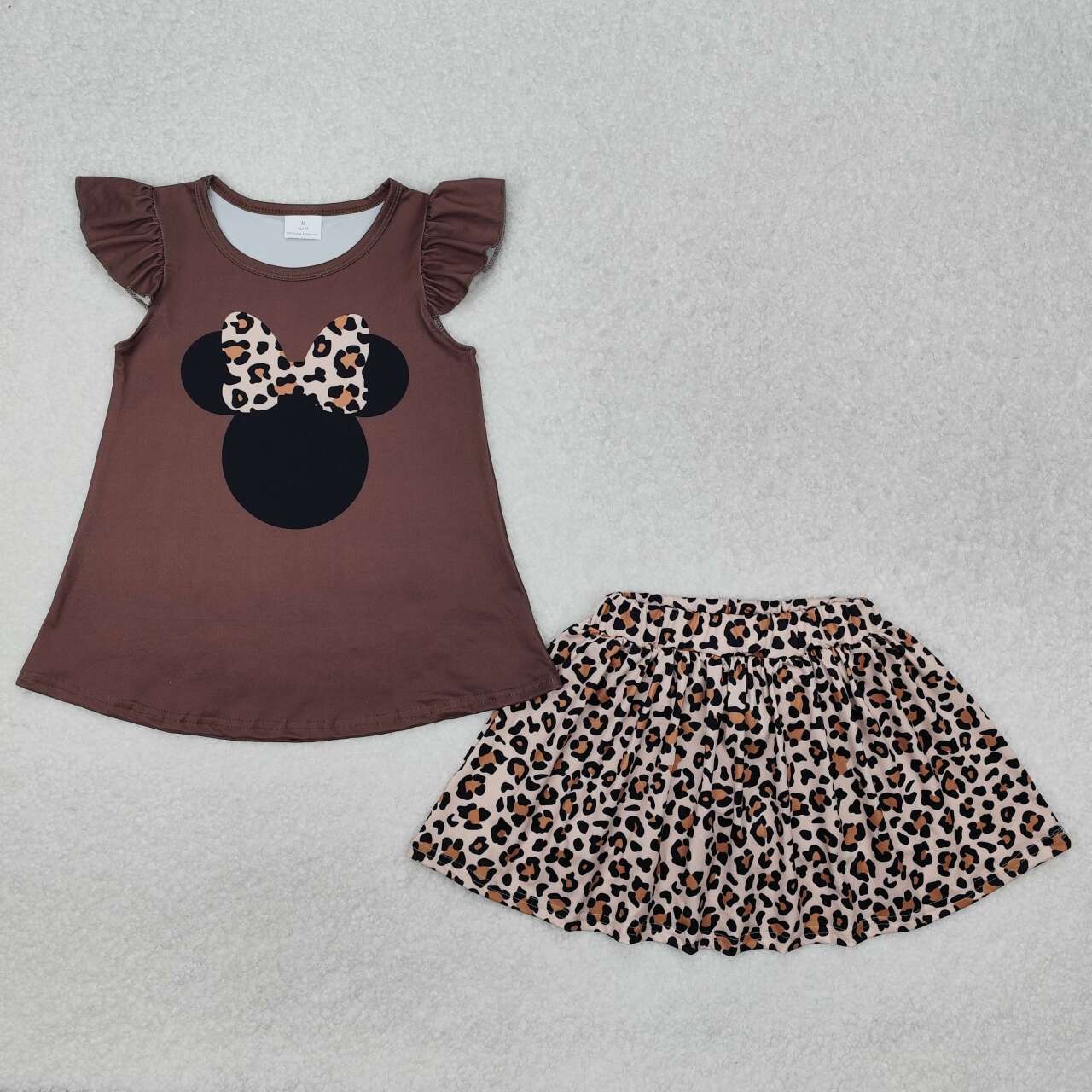 Toddle baby girls cartoon mouse summer outfit
