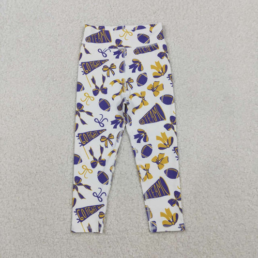 baby boy football design yoga leggings pants