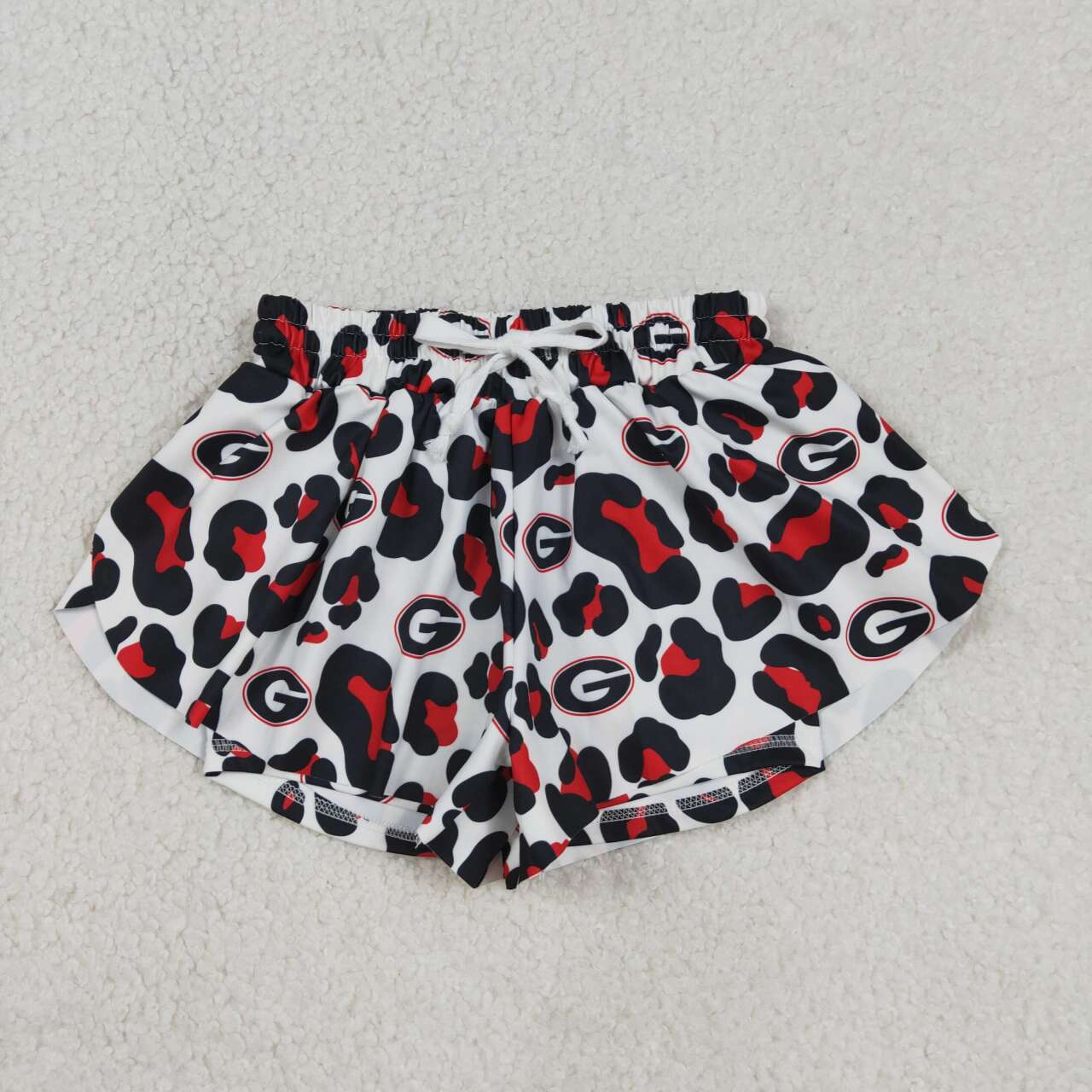 Toddle baby girls Georgia team summer yoga shorts