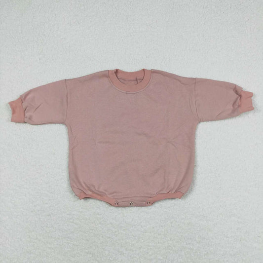 dark pink long sleeve sweater romper  LR0929