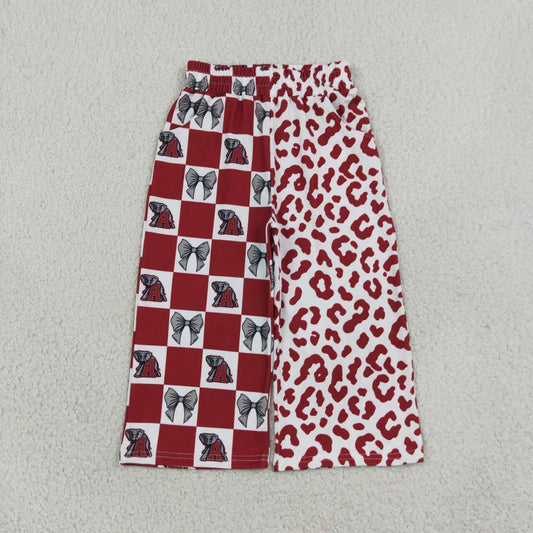 Girls alabama team design milk silk pants