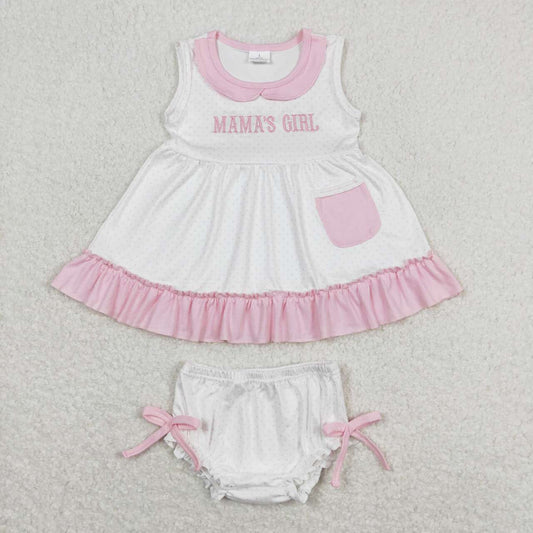 embroidery mamas girl mothers day bummies set