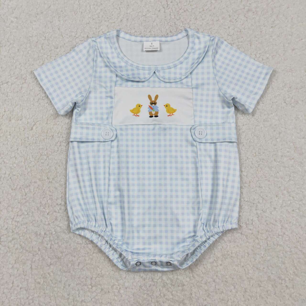 Easter bunny chicken design toddle baby romper