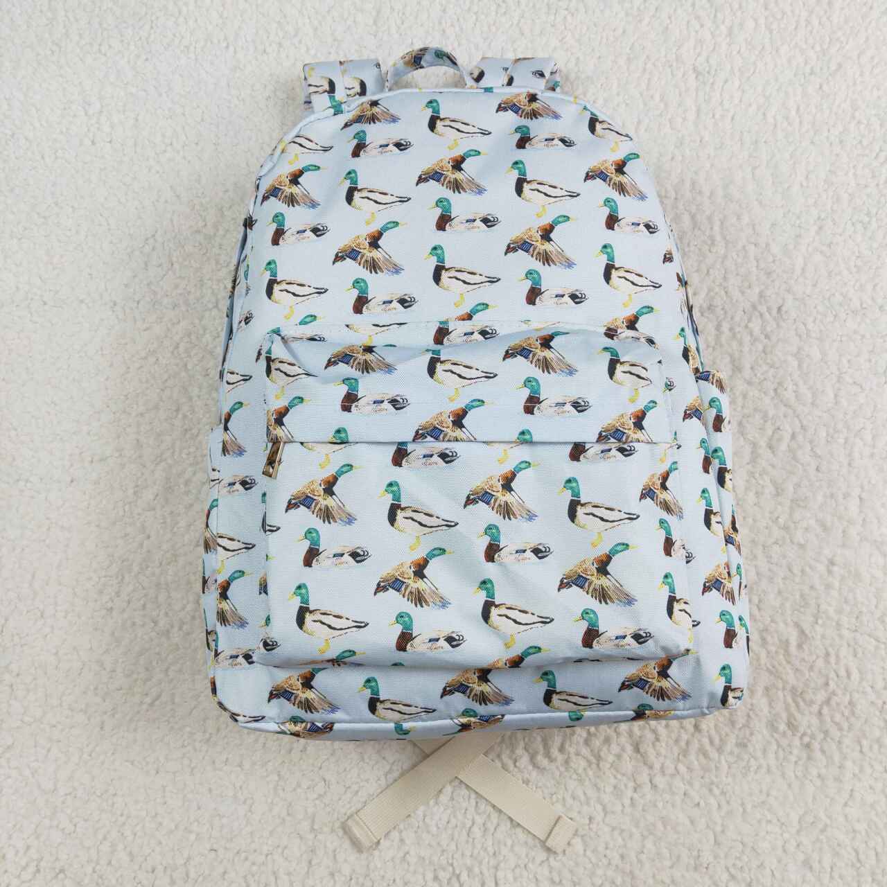 Mallard duck mini backpack