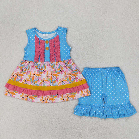 Toddle baby girl butterfly summer outfit