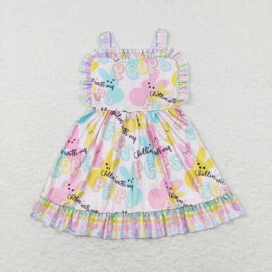 Easter bunny baby toddle girls holiday dress