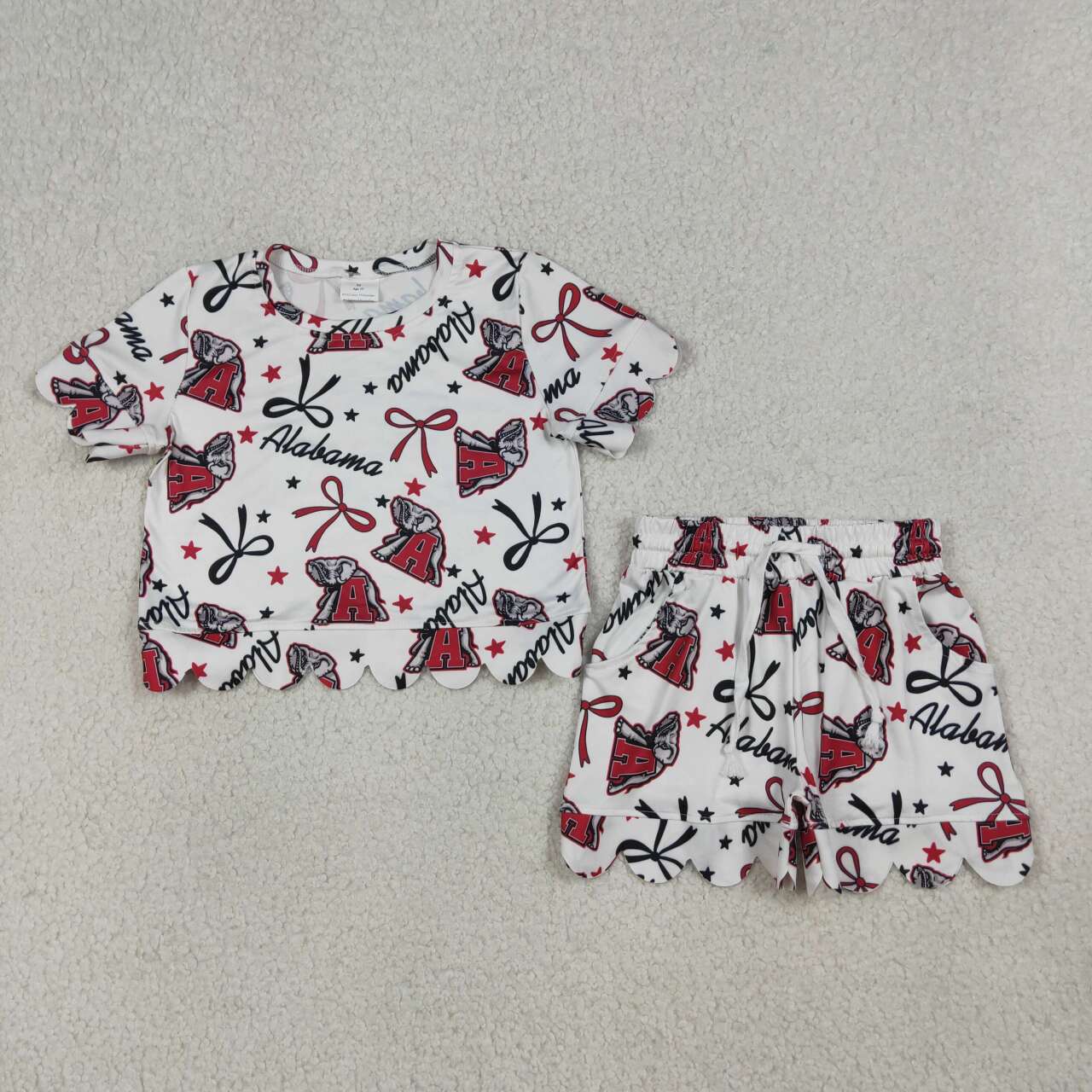 Alabama elephant team top matching outfit girl collegiate outfit