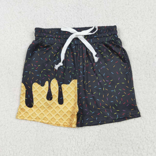 Toddle baby black design summer shorts