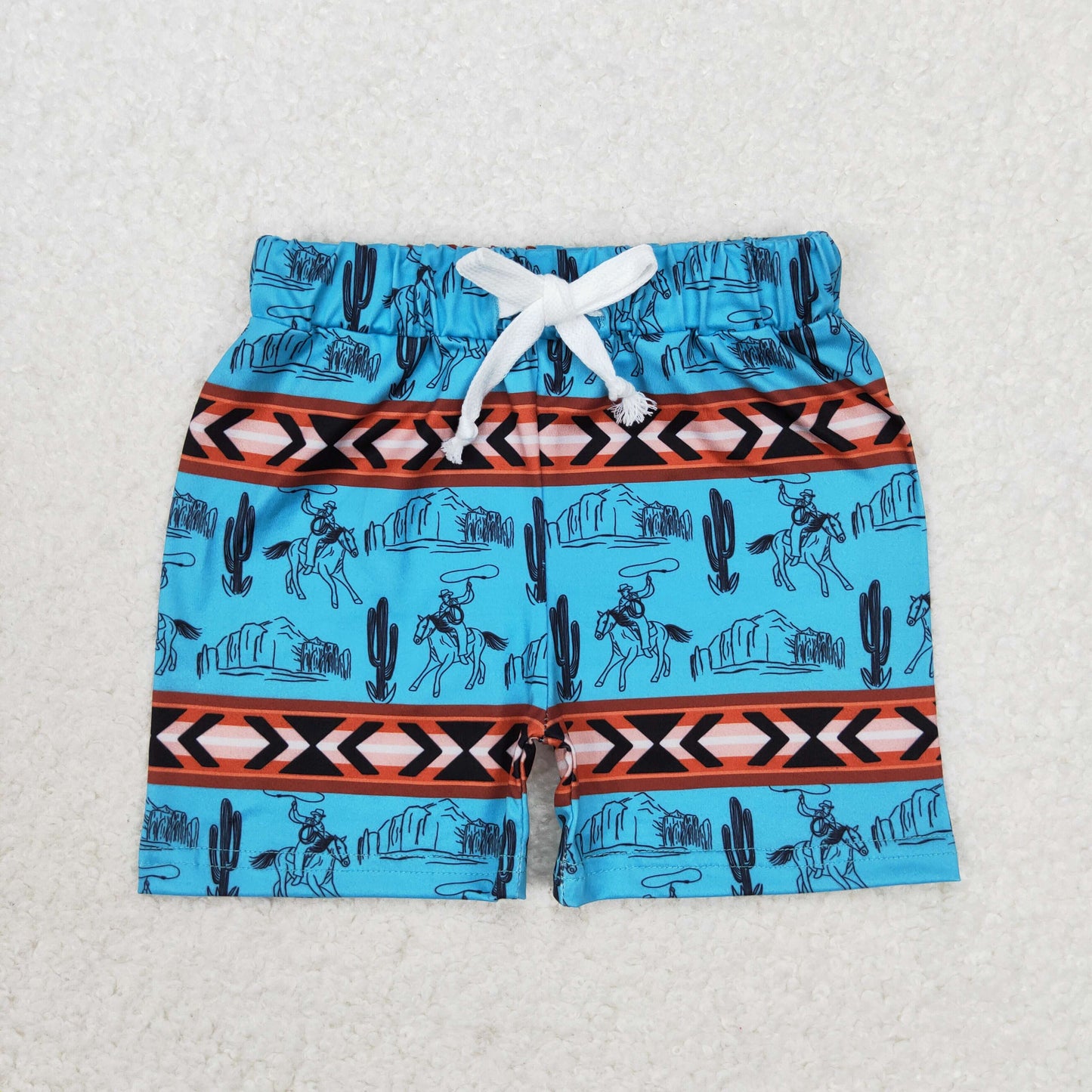 cowboy aztec summer shorts