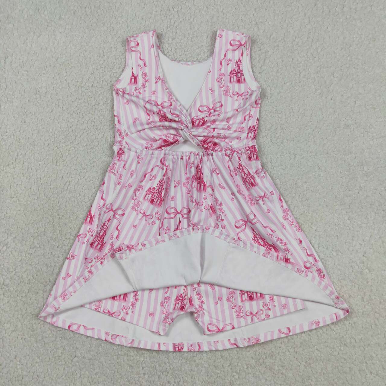 USA SHOP Pink castle girls summer active yoga dress
